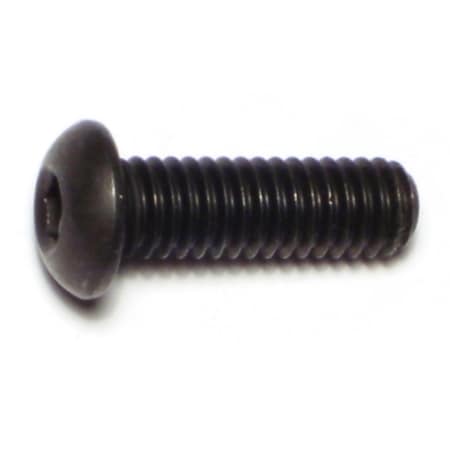 5/16-18 Socket Head Cap Screw, Plain Steel, 1 In Length, 8 PK